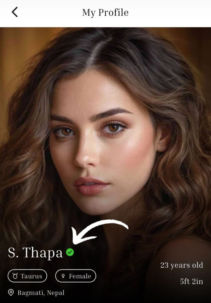 Verified profiles on saino